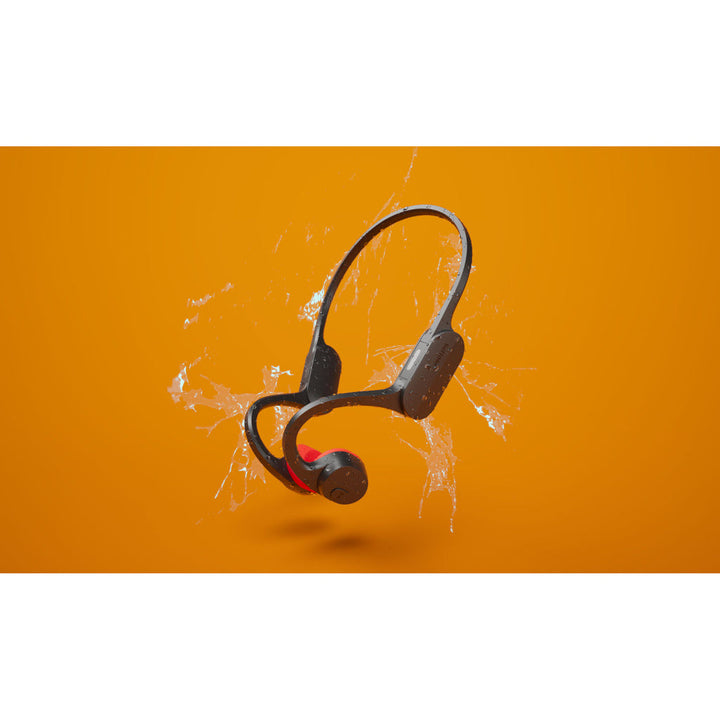 TAA5608BK Trådlösa open-ear-sporthörlurar, bone conduction, IPX5-klass. Svarta. Philips