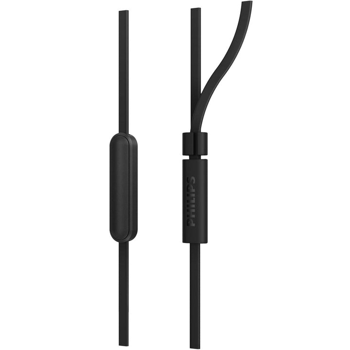 TAE1105BK Trådanslutna in-ear-hörlurar med inbyggd fjärrkontroll. Svarta. Philips