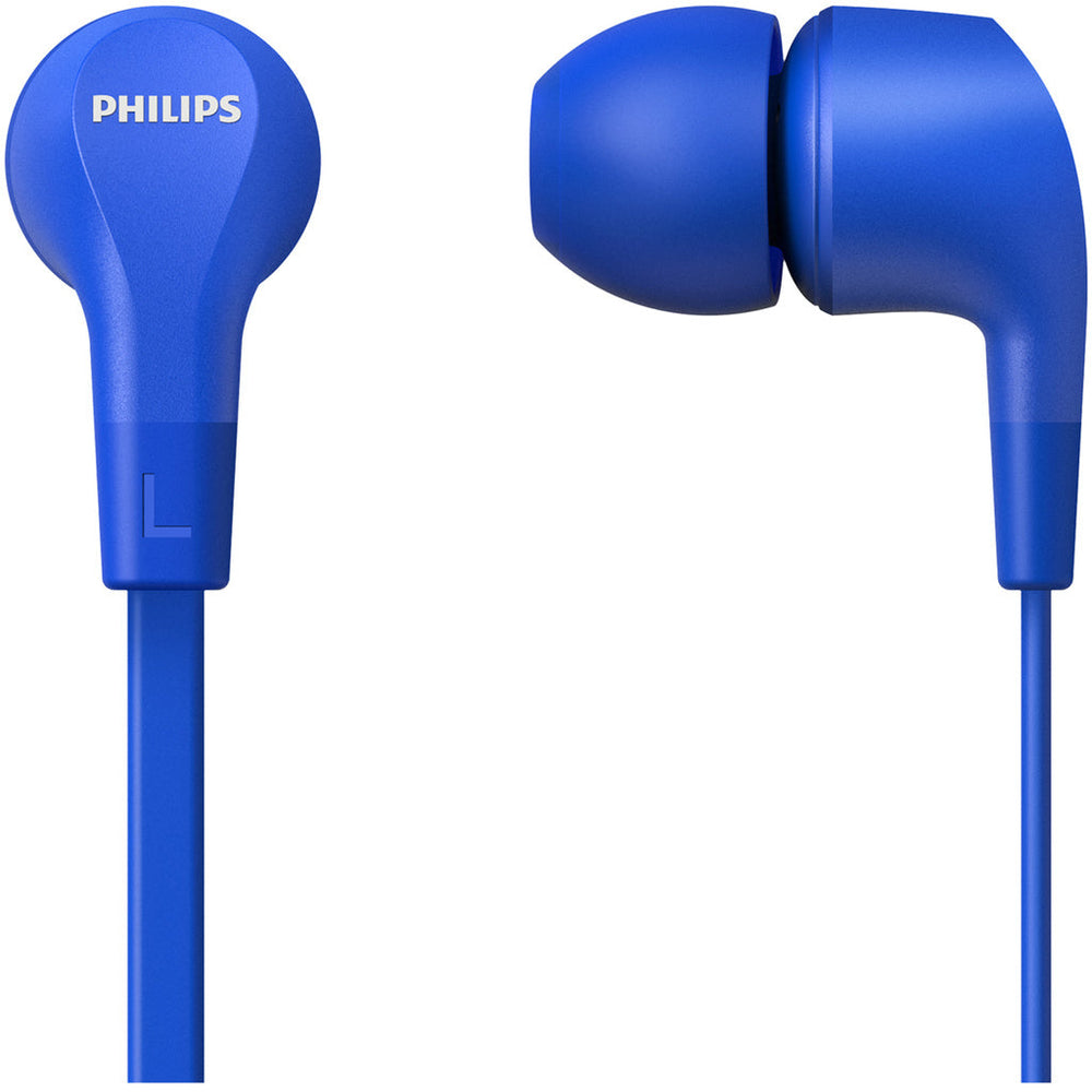 TAE1105BL Trådanslutna in-ear-hörlurar med inbyggd fjärrkontroll. Blå. Philips