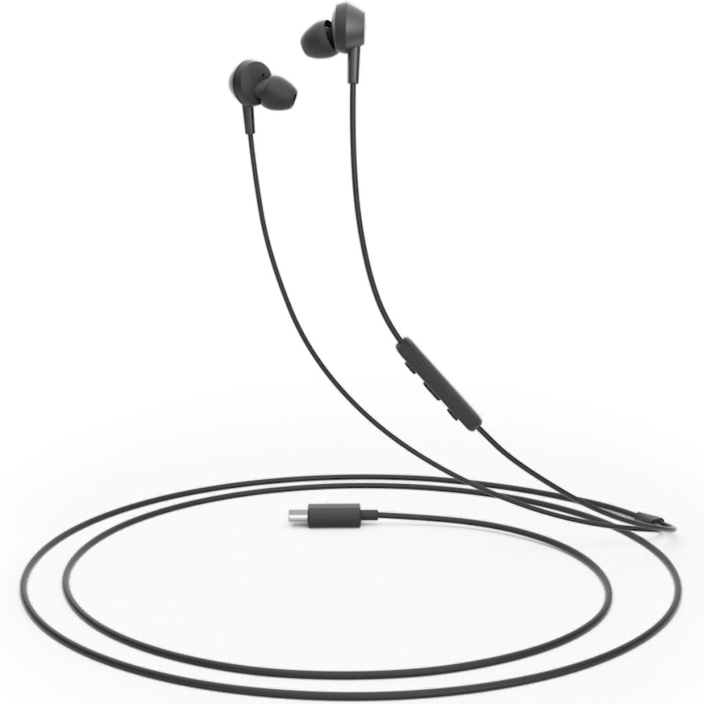 TAE5008BK In-ear-hörlurar med mikrofon och fjärrkontroll. USB-C-kontakt. Svarta. Philips