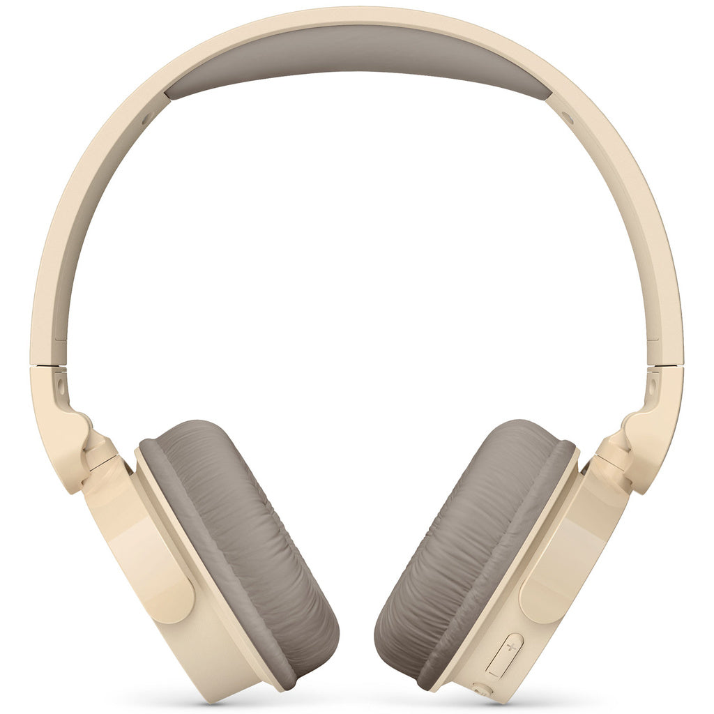 Trådlösa on-ear-hörlurar TAH3209BG, 25h speltid, lätta och bekväma. Beige. Philips