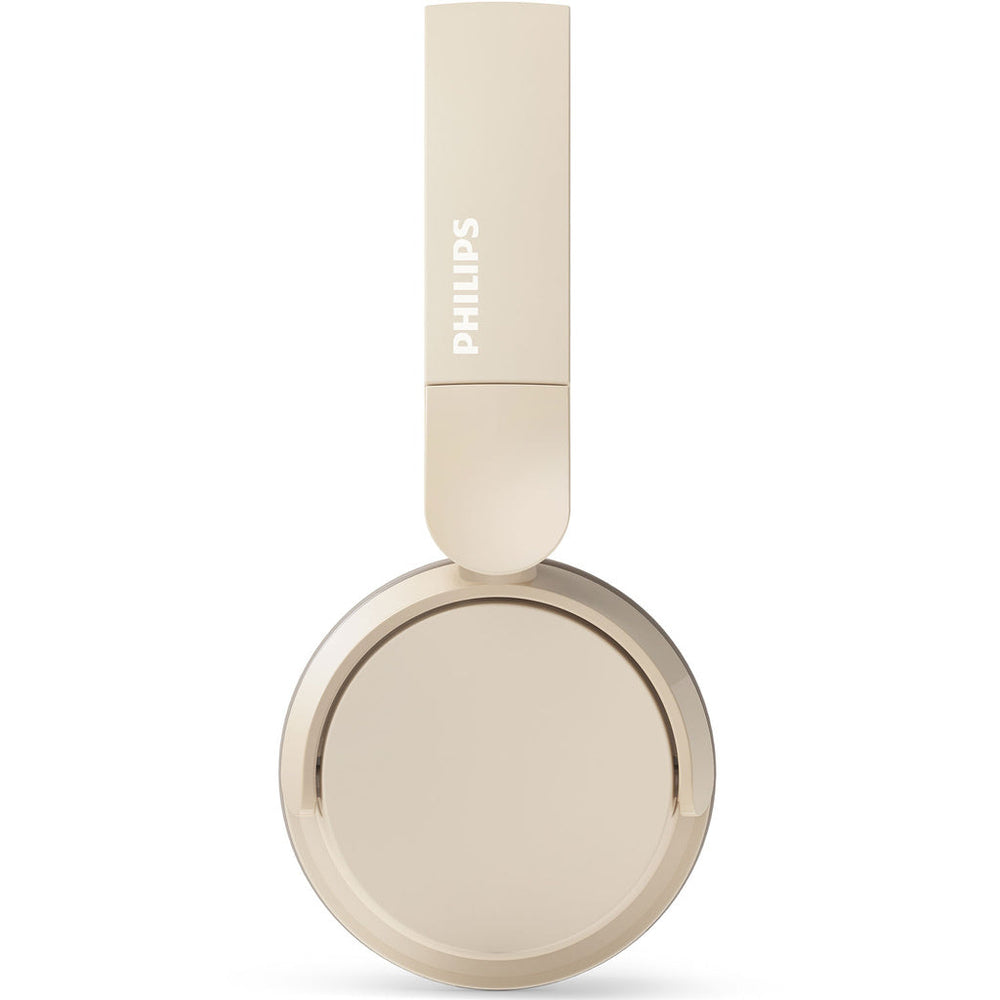 Trådlösa on-ear-hörlurar TAH3209BG, 25h speltid, lätta och bekväma. Beige. Philips