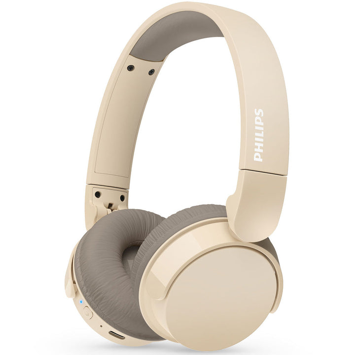 Trådlösa on-ear-hörlurar TAH3209BG, 25h speltid, lätta och bekväma. Beige. Philips