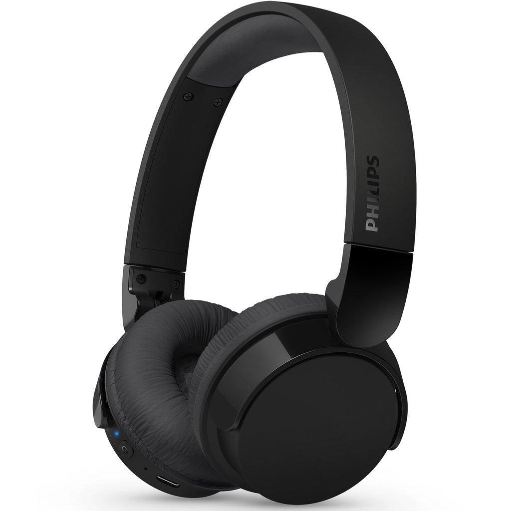 Trådlösa on-ear-hörlurar TAH3209BK, 25h speltid, lätta och bekväma. Svarta. Philips