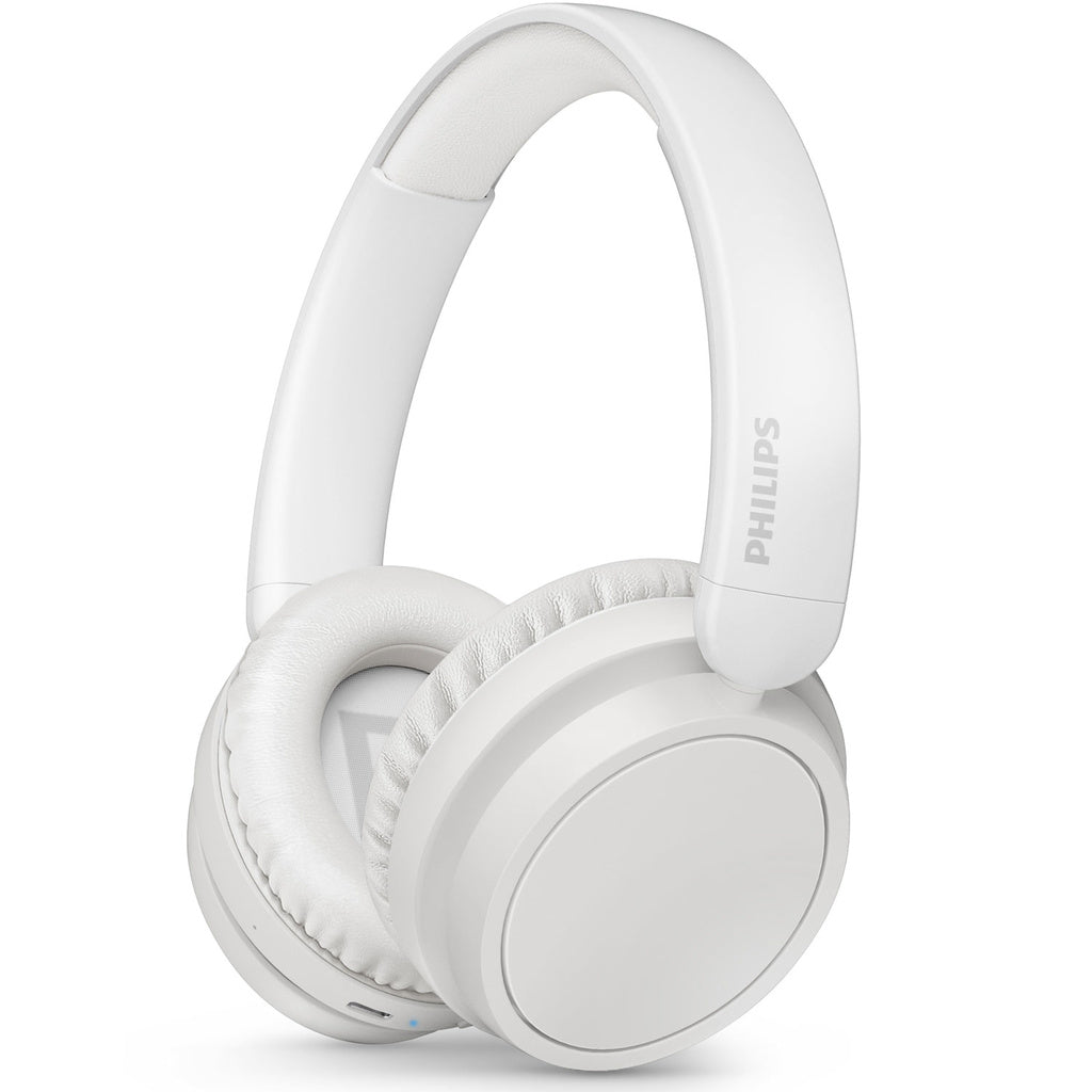 TAH5209WT Trådlösa over-ear-hörlurar, Överlägsen komfort, bra ljud och upp till 65h speltid. Vita. Philips