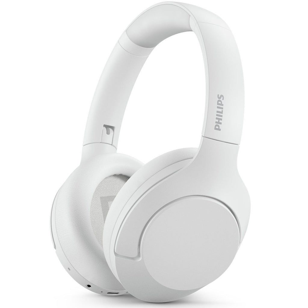 TAH8506WT Trådlösa hörlurar, Brusreducering Pro, Elegant stil. Upp till 60 timmars speltid. Vita. Philips