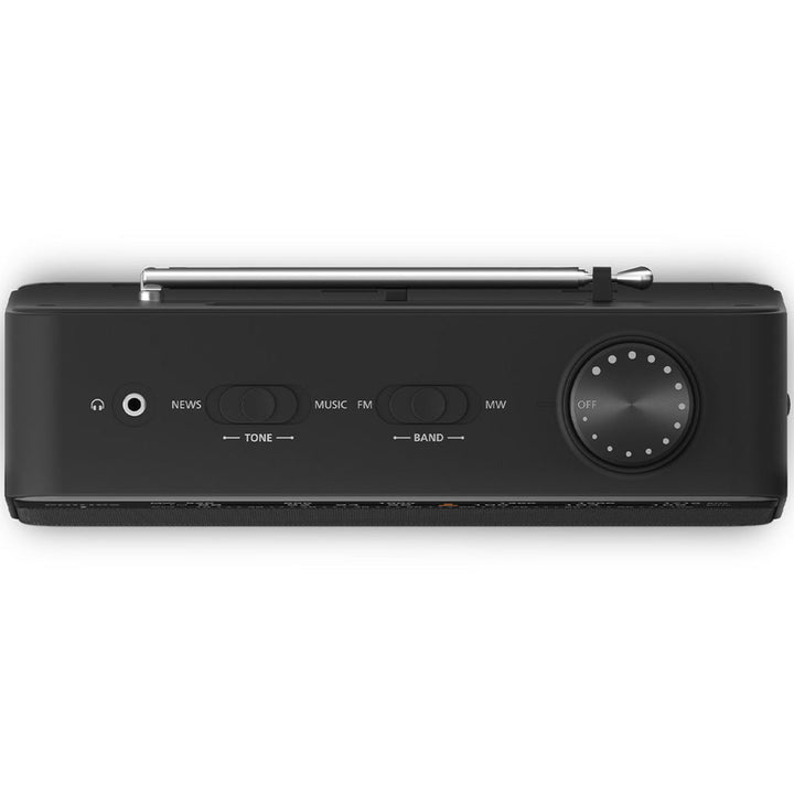 Bärbar analog FM/MW-radio TAR2509. Nät- eller batteridriven. Philips