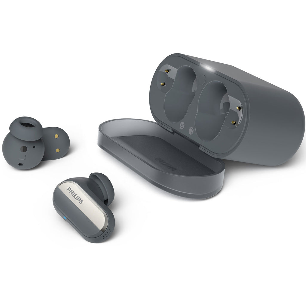 TAT6908BK True Wireless-hörlurar med brusreducering Pro och Konversationläge. Svarta. Philips