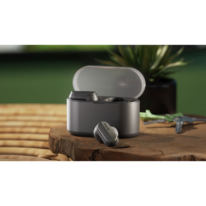 TAT6908BK True Wireless-hörlurar med brusreducering Pro och Konversationläge. Svarta. Philips