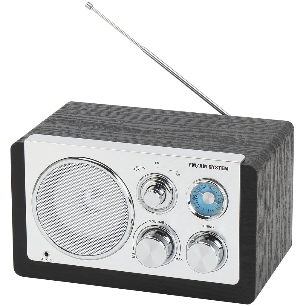 AM/FM analog radio Svart Denver