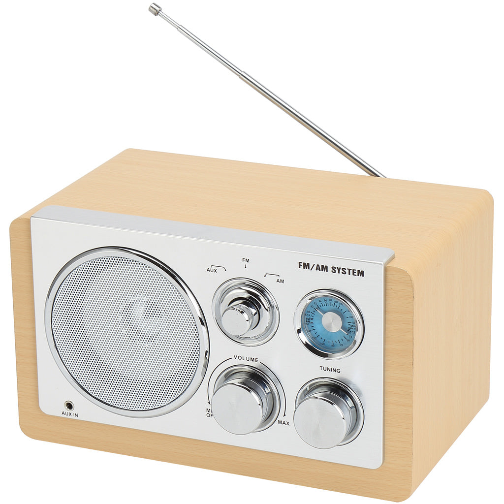 AM/FM analog radio Ljust trä Denver