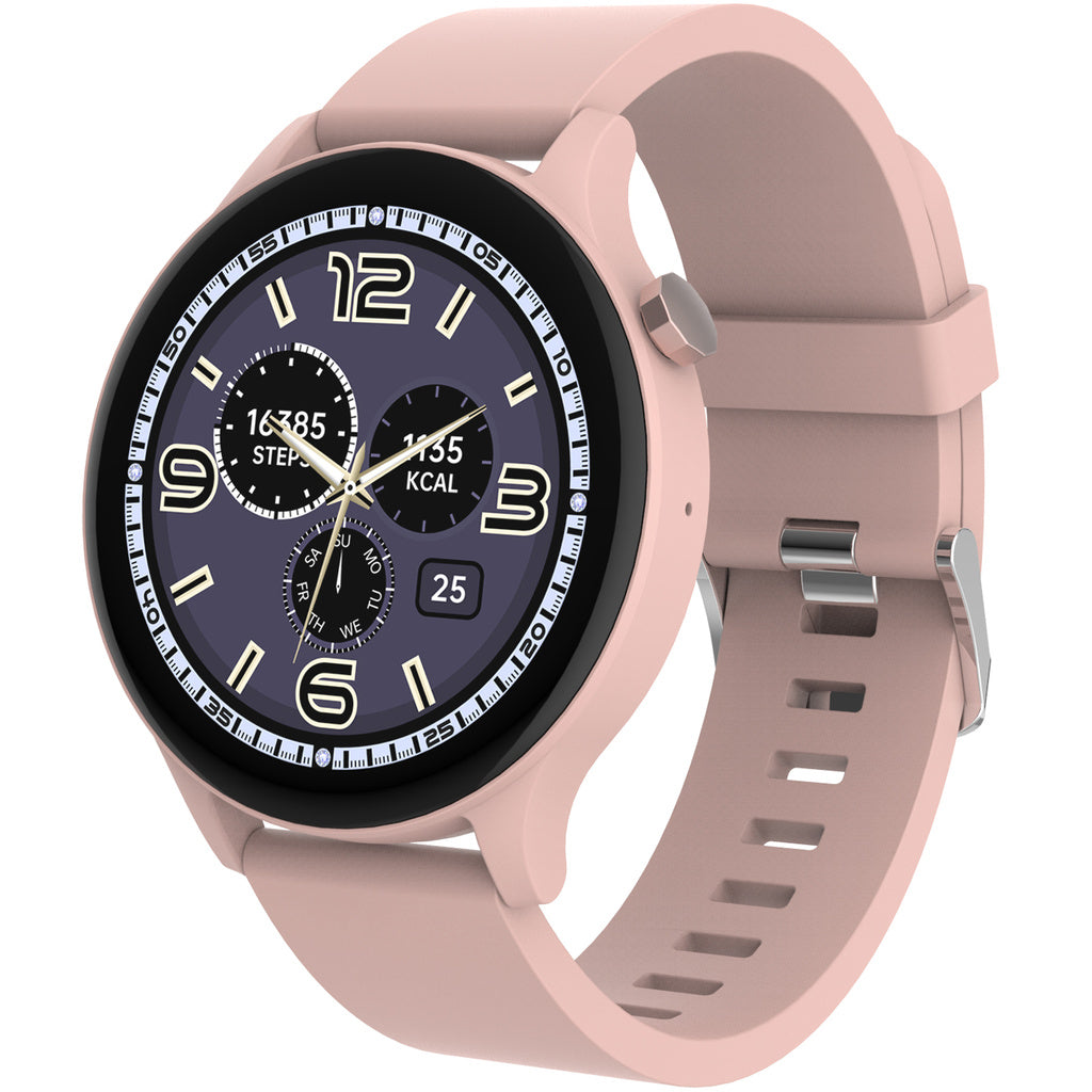 Bluetooth Smart Watch Rosa/Beige Denver