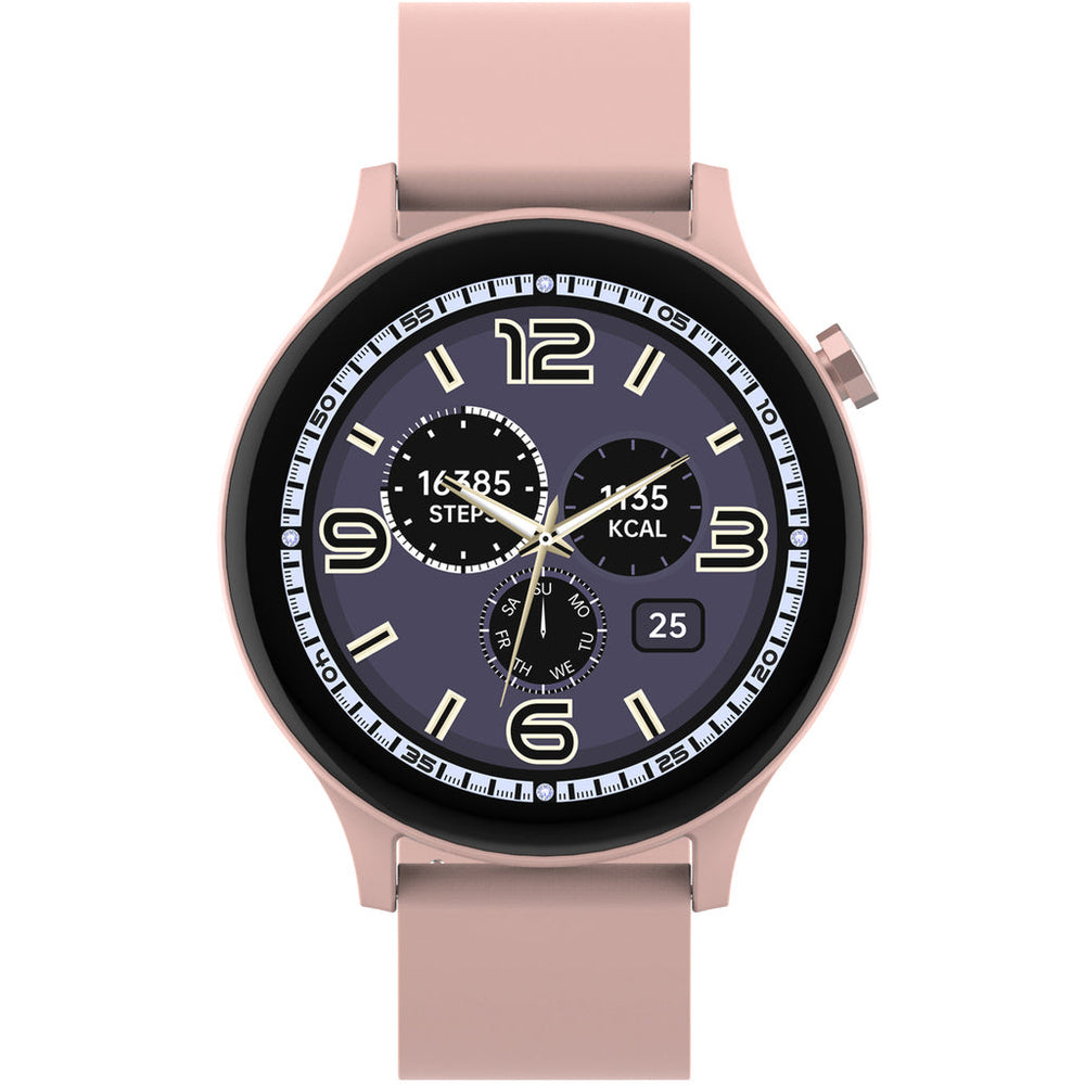Bluetooth Smart Watch Rosa/Beige Denver