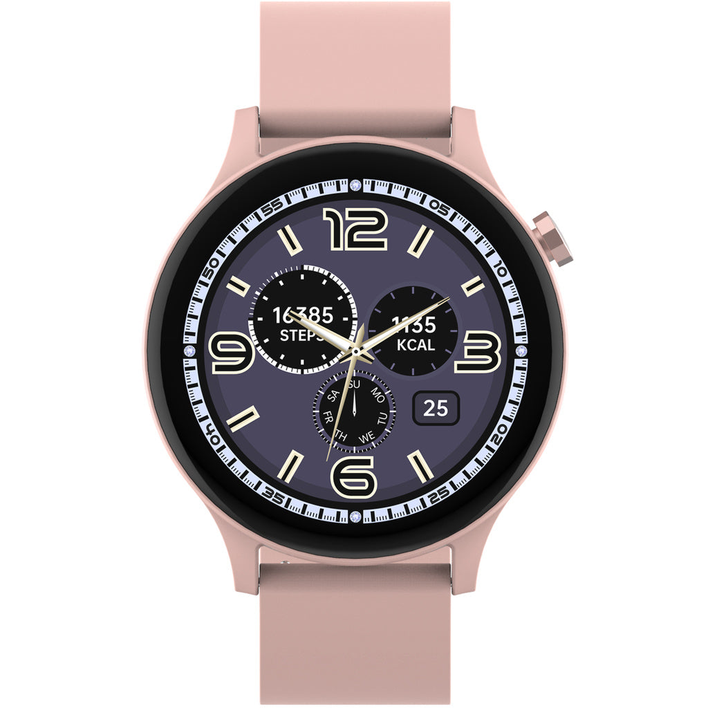 Bluetooth Smart Watch Rosa/Beige Denver