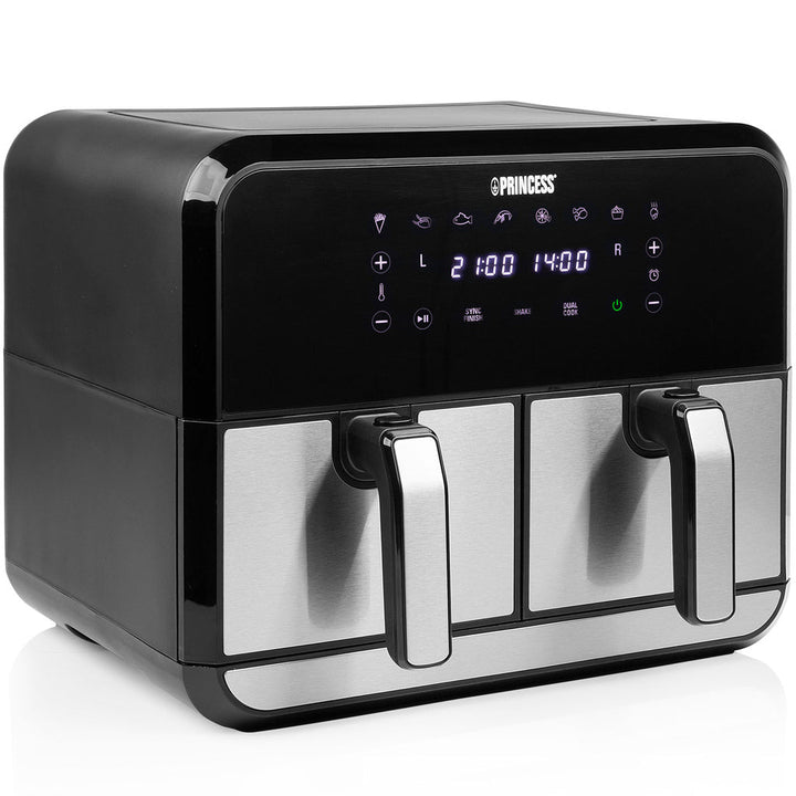 Airfryer Dubbel 2X4l  2400W 1802074 Digital Princess