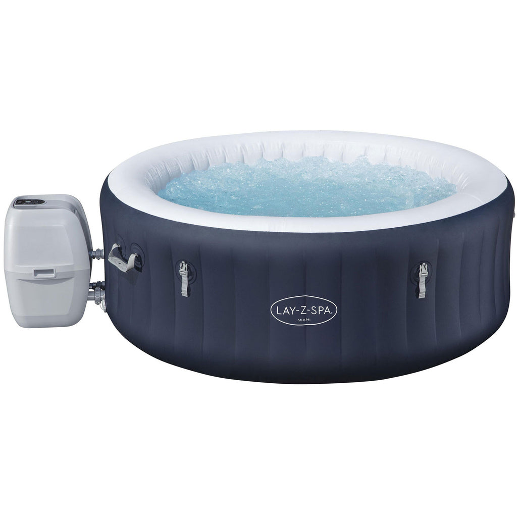 Lay-Z-Spa® Miami EnergySense AirJet 4 Mörkblå 1.80m x 66cm Bestway
