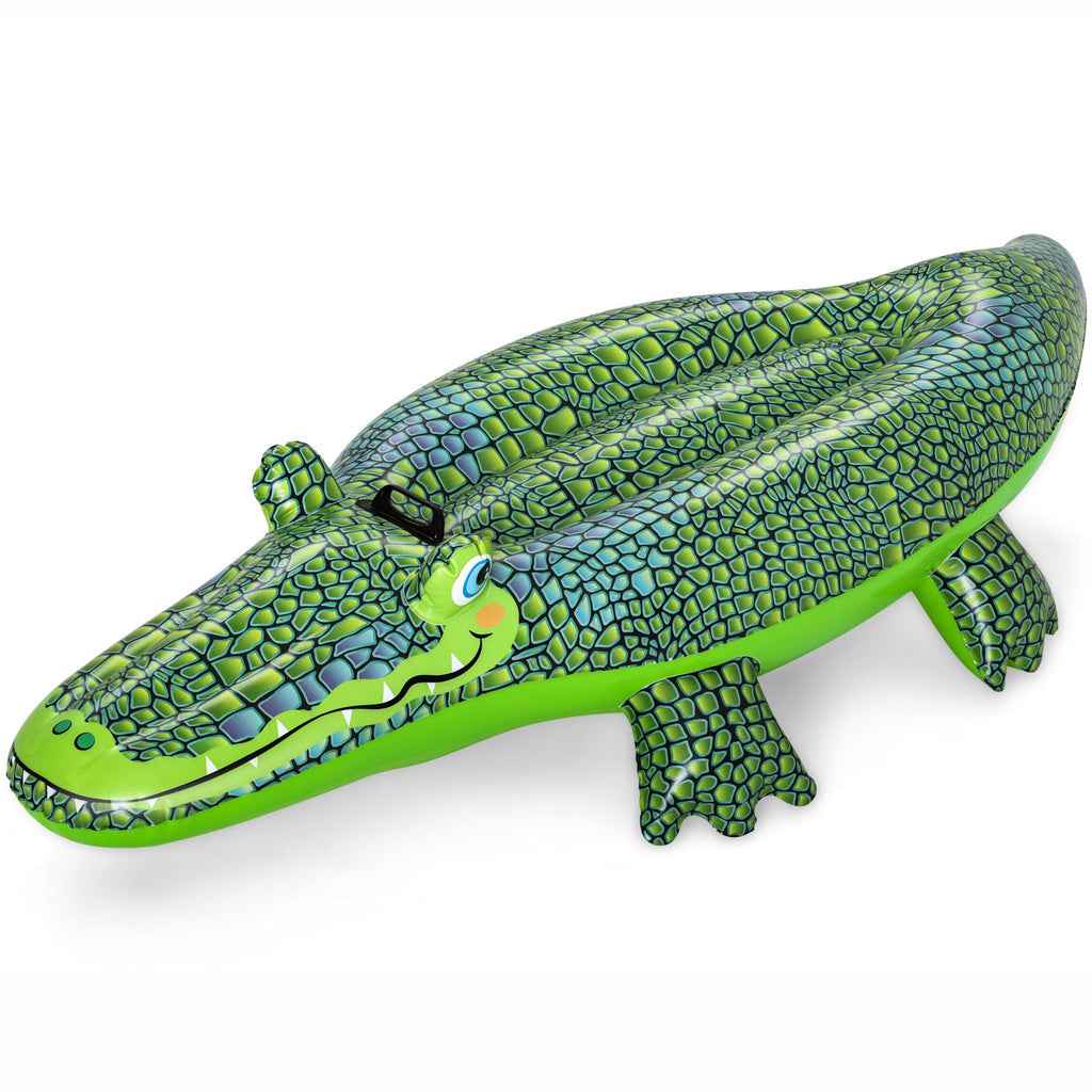 Badmadrass Buddy Crocodile Ride-On 1.52m x 71cm Bestway
