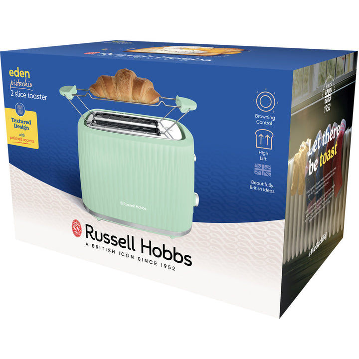 Brödrost   27374-56 Eden 2S Toaster Pistachio Russell Hobbs