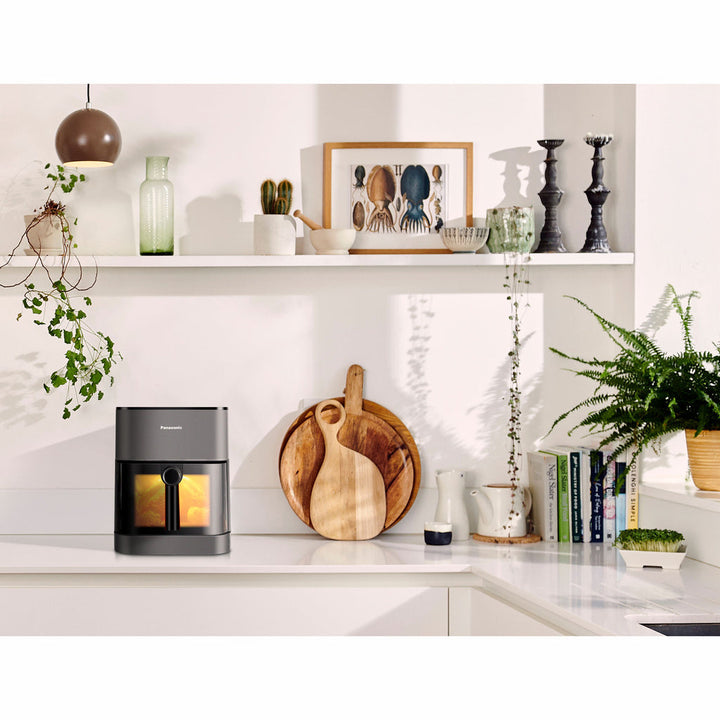 Airfryer 5L 1450W NF-CC500SXE Dubbla element Touch, Belysning & Ånga Panasonic