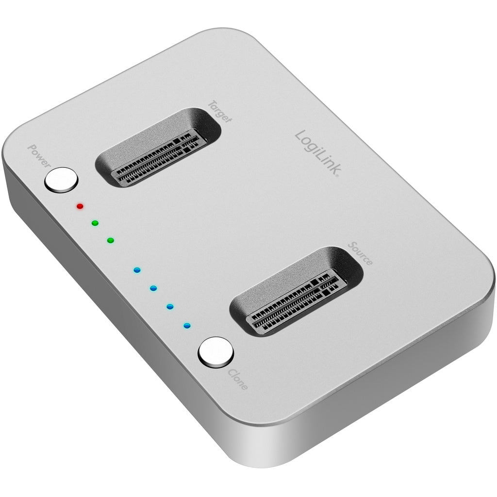 Dubbel M.2 NVMe SSD-dockningsstation USB 3.2 Gen 2 LogiLink