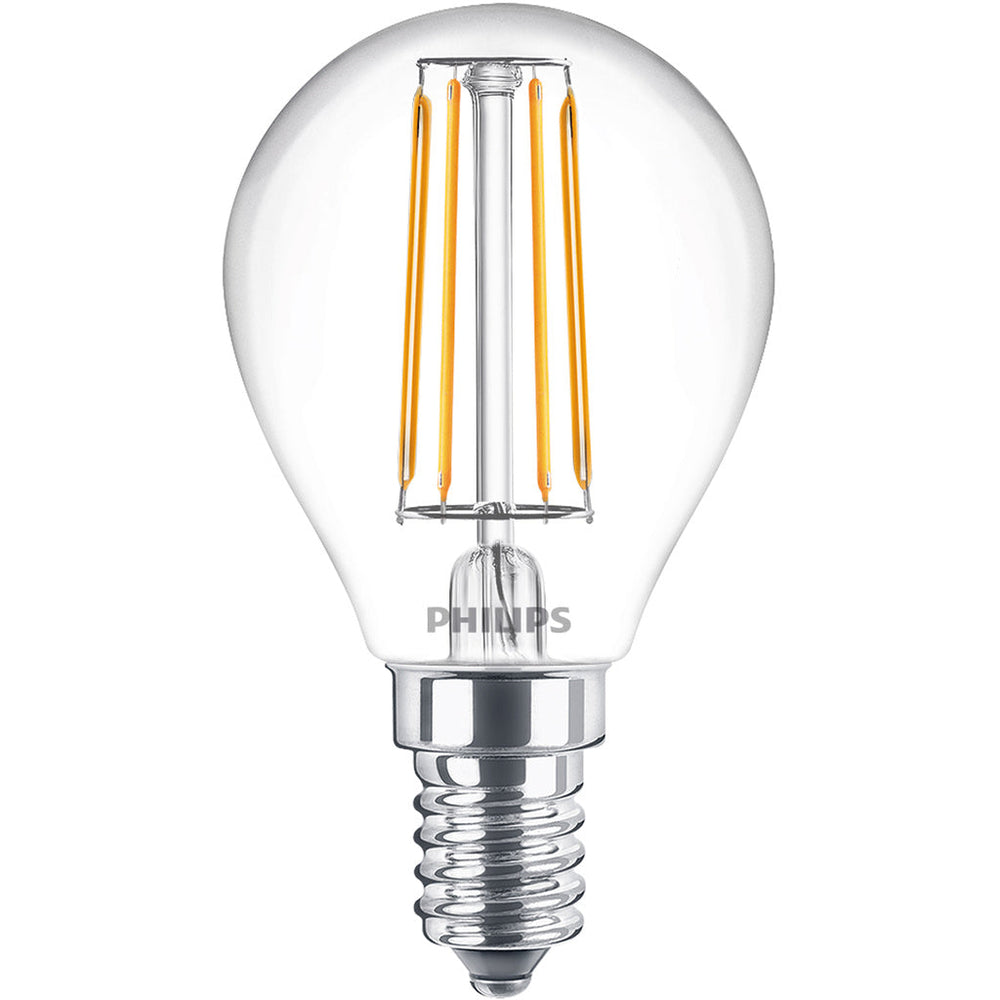 LED E14 Klot P45 2,3W (40W) Klar 485lm 2700K Energiklass A Philips