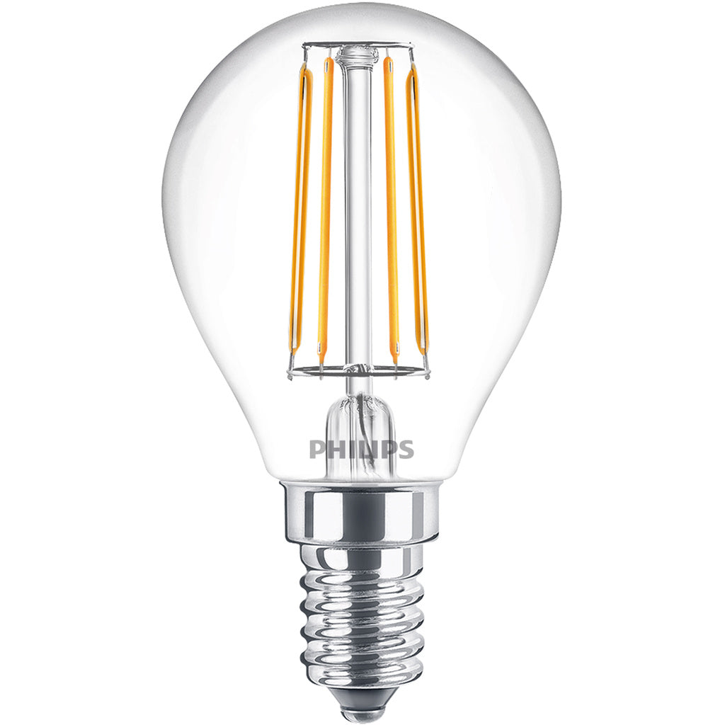 LED E14 Klot P45 2,3W (40W) Klar 485lm 2700K Energiklass A Philips