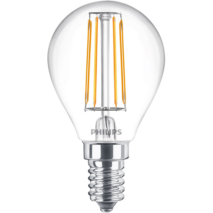 LED E14 Klot P45 2,3W (40W) Klar 485lm 2700K Energiklass A Philips