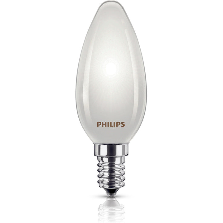 LED E14 Kron B35 2,3W (40W) Frostad 485lm 2700K Energiklass A Philips