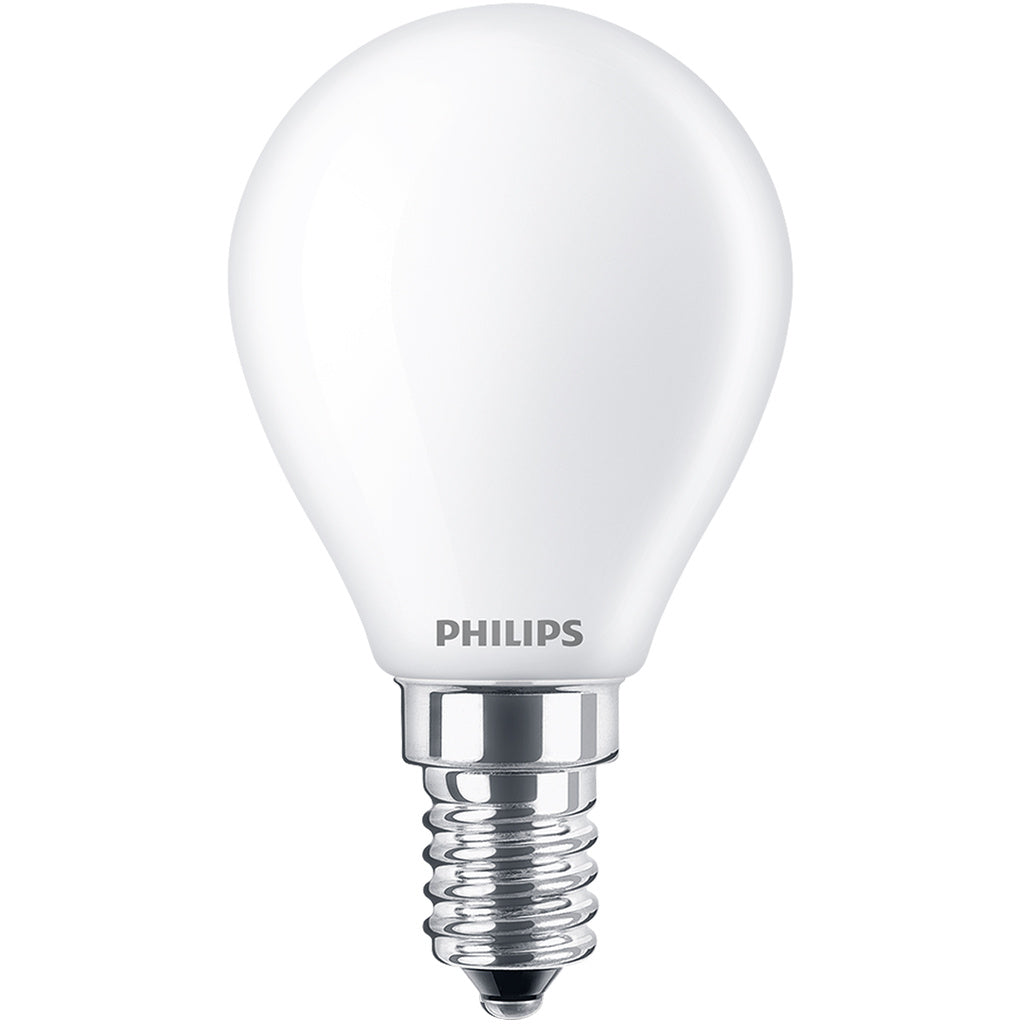 LED E14 Klot P45 2,3W (40W) Frostad 485lm 2700K Energiklass A Philips
