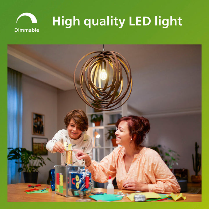 LED E27 Normal A60 7,3W (100W) Frostad 1535lm Dimbar 2700K Energiklass A Philips