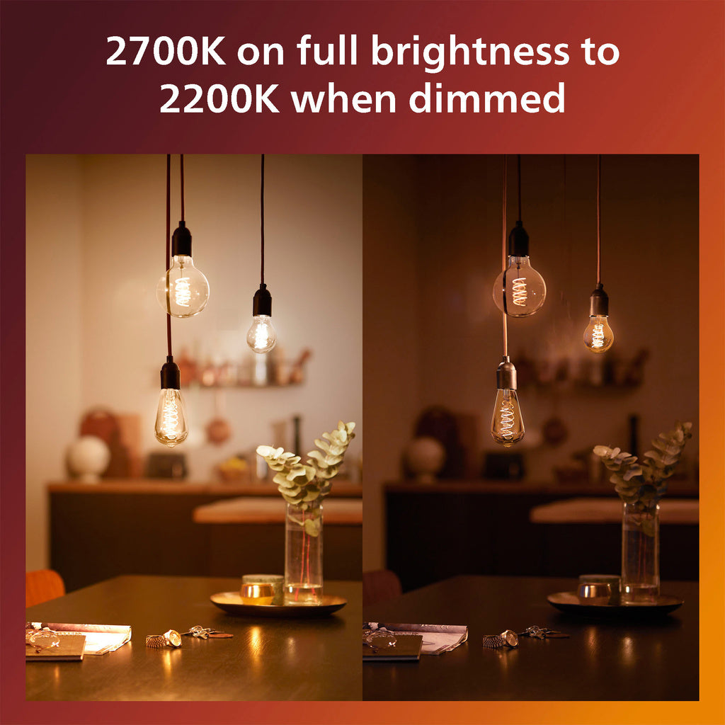 LED SceneSwitch E27 ST64 7-3,8-1W (50W) Deco spiral Philips