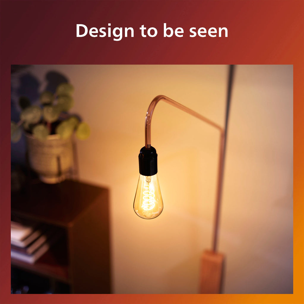 LED SceneSwitch E27 ST64 7-3,8-1W (50W) Deco spiral Philips