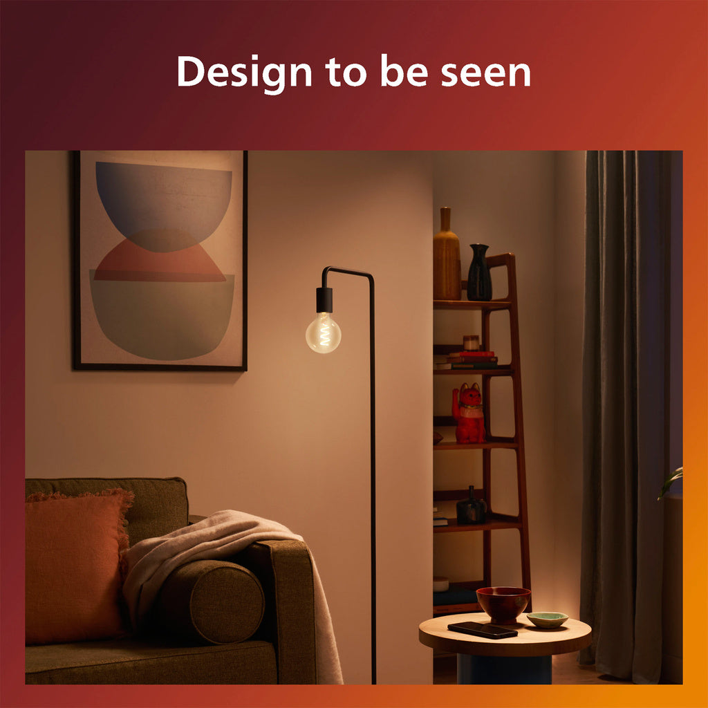 LED SceneSwitch E27 G95 7-3,8-1W (50W) Deco spiral Philips