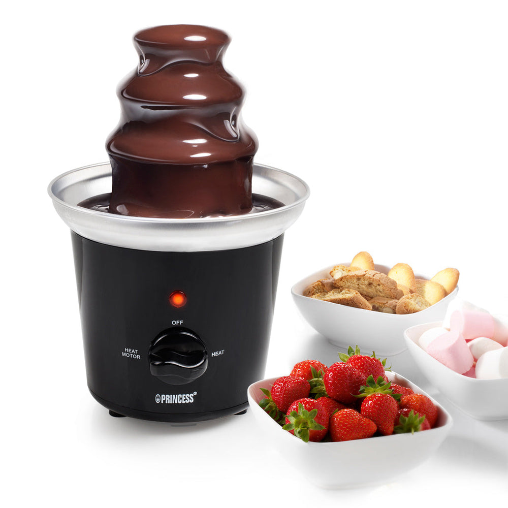Chokladfontän 292994  svart rostfri skål med snabb uppvärmning Princess