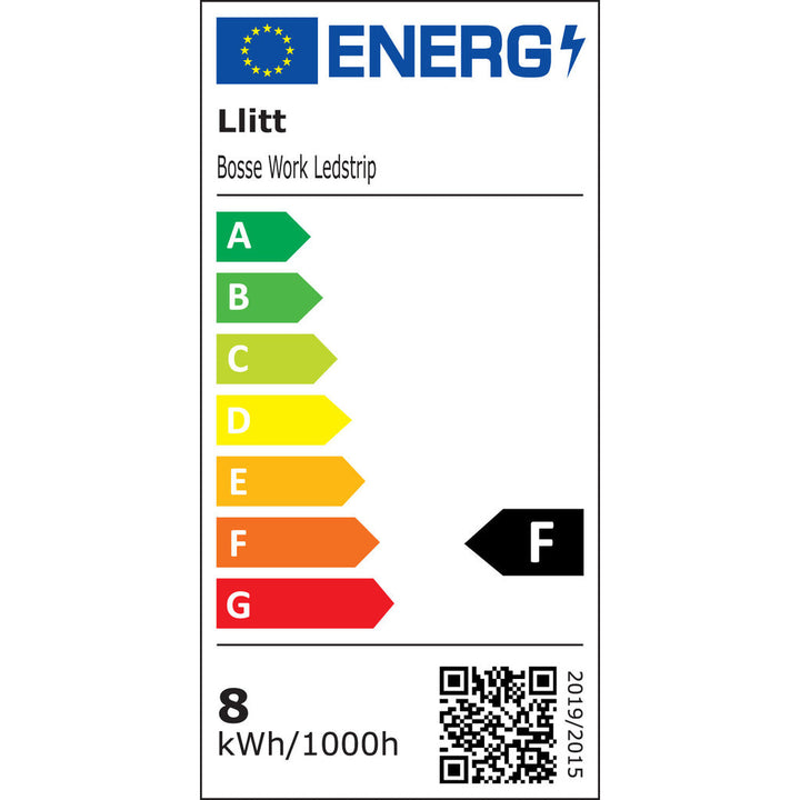 Bosse Work Ledstrip arbetsbelysning 10m IP65 4000K 80W 8000lm Llitt
