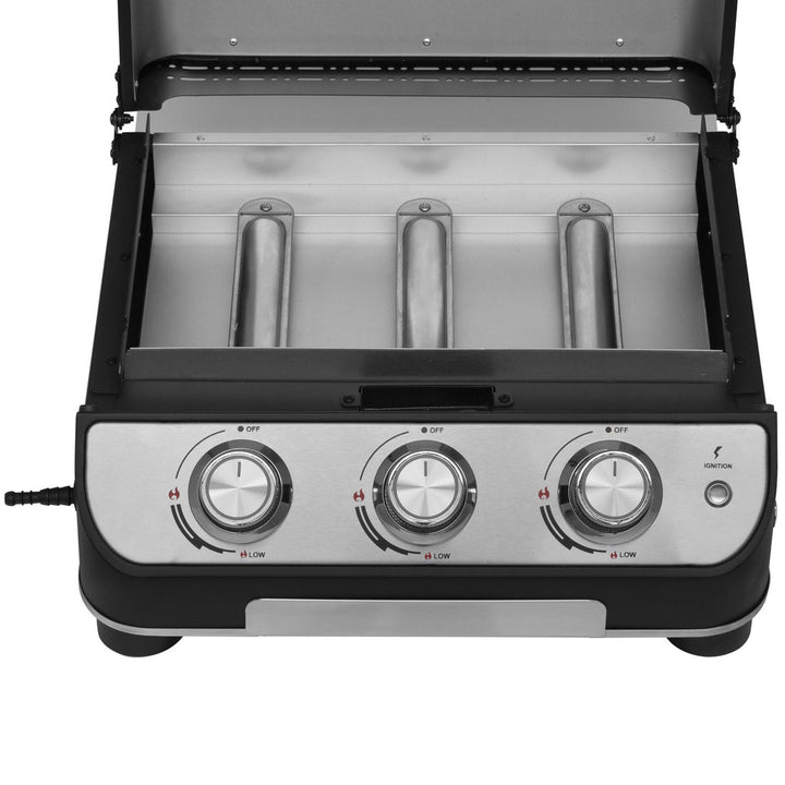 Gasolgrill Plate 3 Mustang