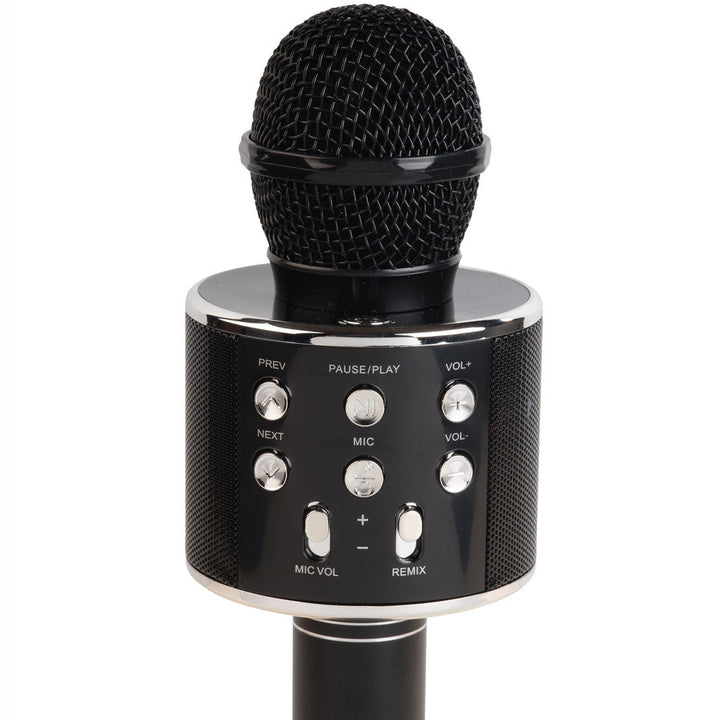 Bluetooth Karaoke Mikrofon med inbyggd högtalare. Svart Denver