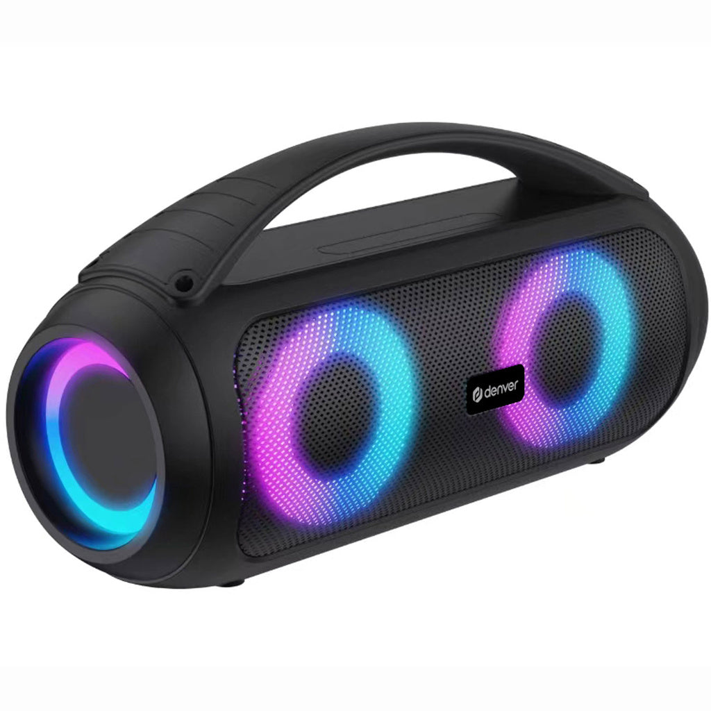 Bluetooth högtalare med ljuseffekter och laddbart batteri BTG-616 Denver