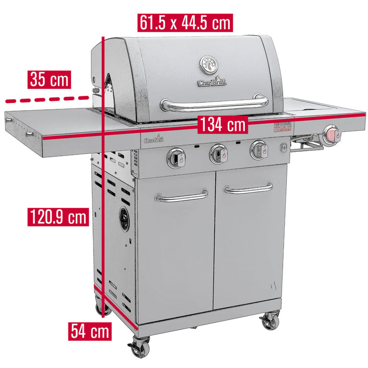 Gasolgrill Professional POWER EDITION 3       140984 Char-Broil