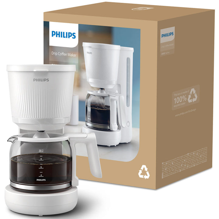 Kaffebryggare HD7411/00 3000-serien Arctic White Philips