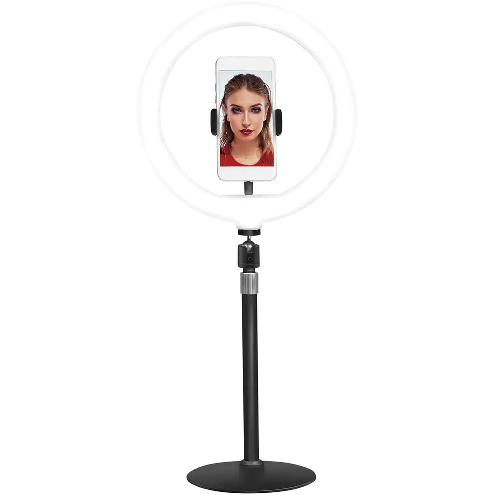 Ring light för smartphone Ø25cm m bordsstativ LogiLink