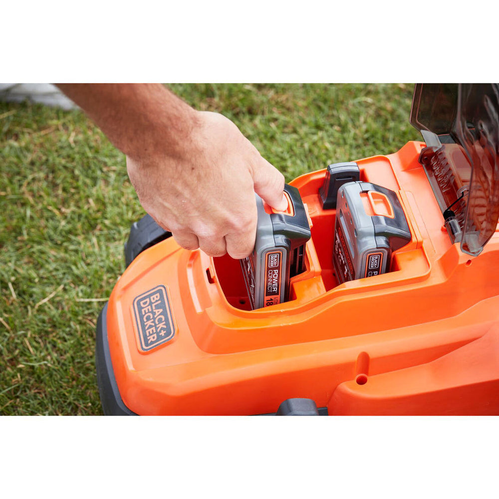 Gräsklippare 2x18V 2.5Ah 33cm Batteri ingår Black & Decker