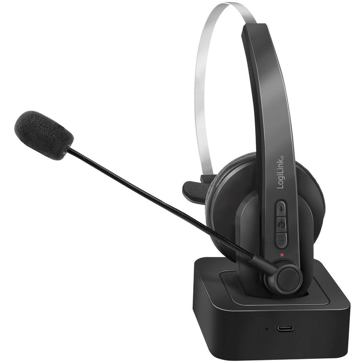 Bluetooth-headset Mono inkl laddställ LogiLink