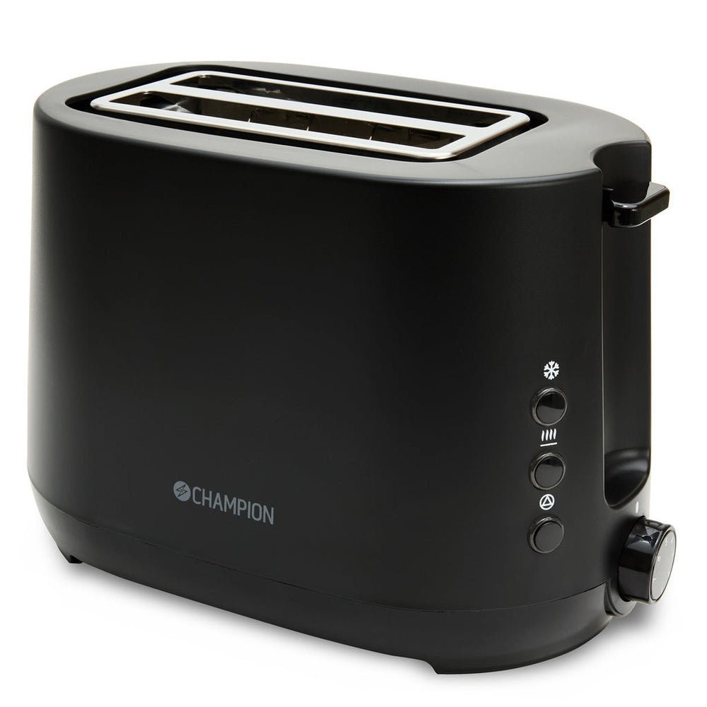 Brödrost 2 skivor 750W BR300 Mattsvart Champion