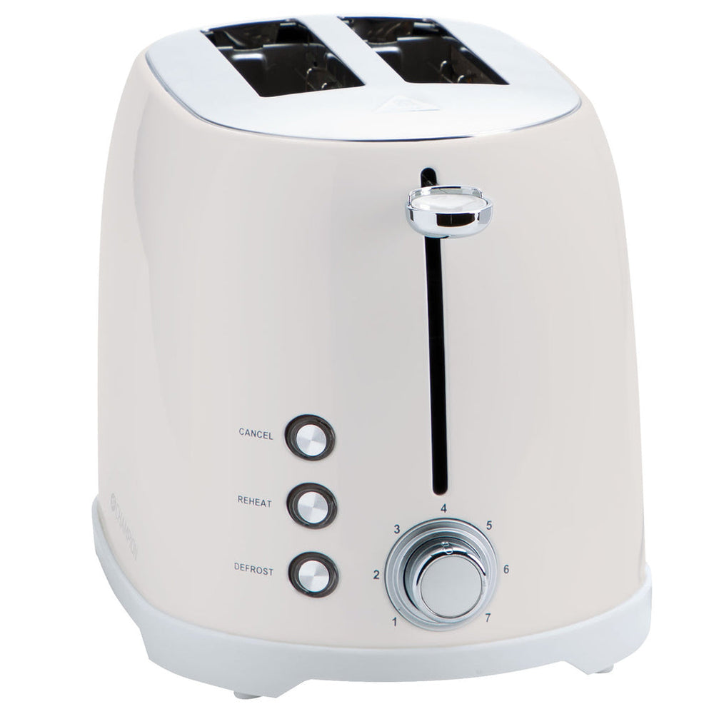 Brödrost 2 skivor 800W BR610 Creme White Series Champion