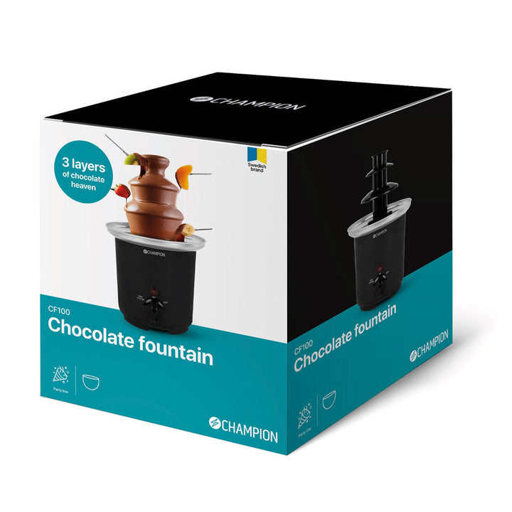 Chokladfontän 200g CF100 Svart Champion