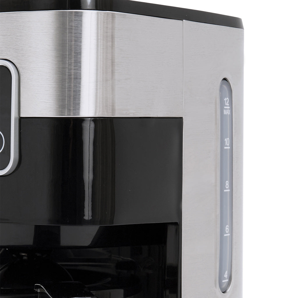 Kaffebryggare Digital 12-koppar/1,5L KB400 Rostfri Champion
