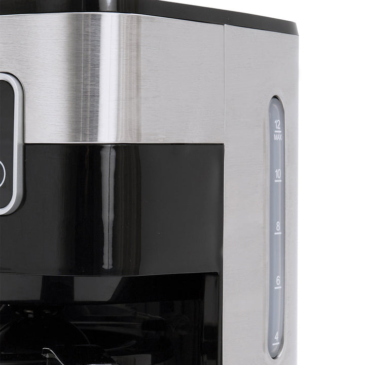 Kaffebryggare Digital 12-koppar/1,5L KB400 Rostfri Champion