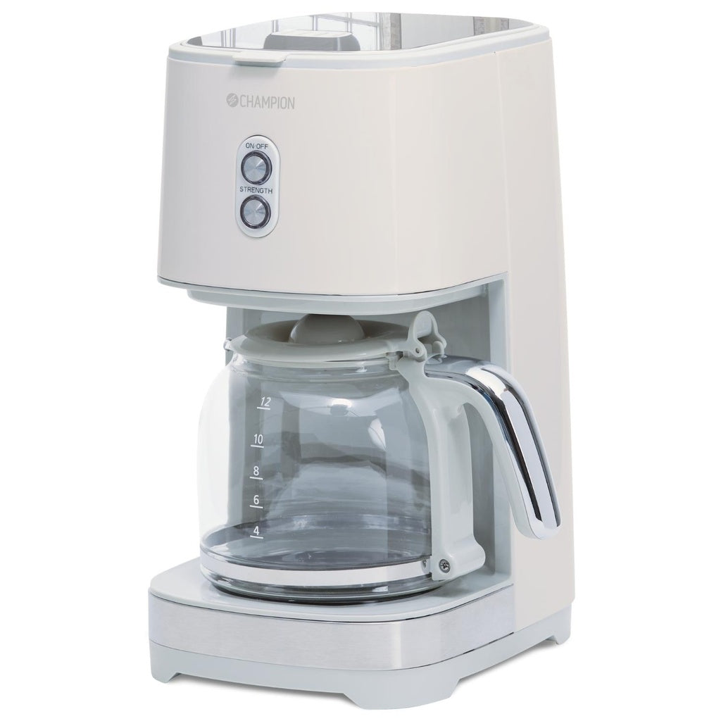 Kaffebryggare 12-koppar/1,5L KB610 Creme White Series Champion