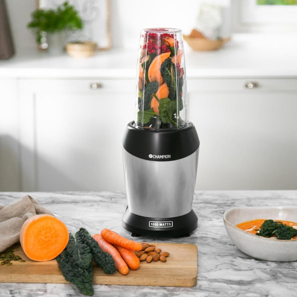 Nutrition Blender 1000W MB100 Svart/Silver Champion